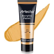 Acrylfarbe, Gold, 120ml, 