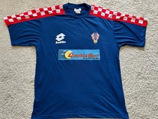 HNS Kroatien Croatia Hrvatska Lotto Training T-Shirt 1998.