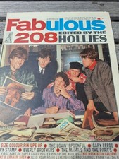 Vintage FABULOUS Magazine 5 NOVEMBER 1966 Hollies Spoonful Mamas Terence Stamp