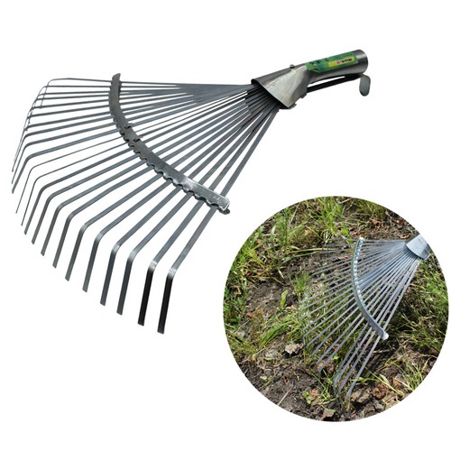 Garten rechen laubrechen - rechen,