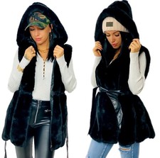 Kunstfell Kapuze Pelzimitat