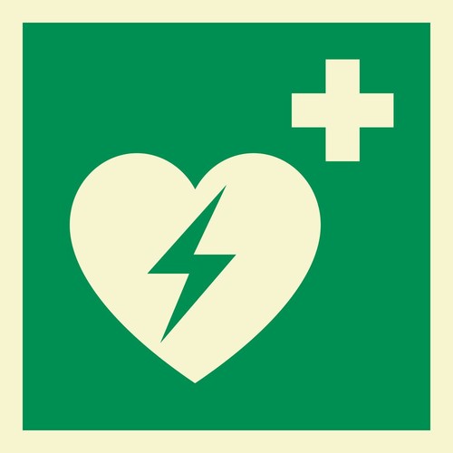Aed rettungszeichen - aed,