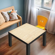 banjado Glasabdeckung für Ikea Lack Tisch 55x55 Schutzplatte Glas Bretter