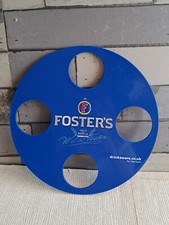 Fosters Vier Pint Getränketräger Kunststoff Tablett Outdoor Pub Mann Höhle Hausbar 