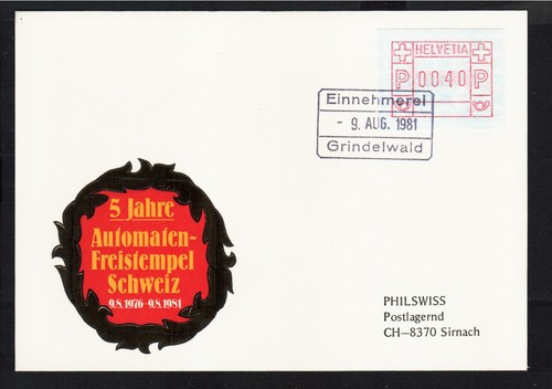 Schweiz automatenmarken - /,