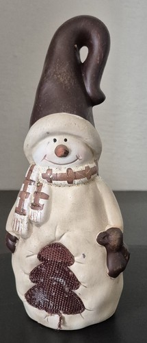 Schneemann aus keramik - keramik,, 15cm