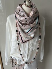 Tuch schal Marc Cain Marccain Bunt Hund ? Seide