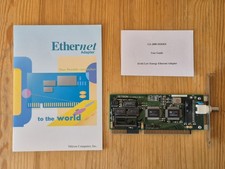 BNC 16Bit ISA-Netzwerkkarte MITRON LX-2000/2 Rev D inkl. Doku NE-2000 kompatibel