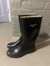 Tretorn Favorit Damen Gummistiefel hoch in schwarz, Gr. 38, fällt aus wie Gr. 39