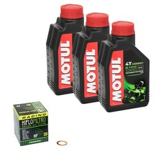 Suzuki GSX-R 750, Bj. 96-99 MOTUL 5100 Öl + HiFlo RACING Ölfilter