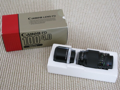Canon 100 macro - fd, +
