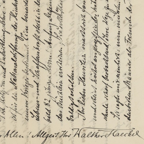 Walther haeckel brief ernst - walther,