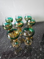 Set mit 8 Weingläser / Römer