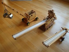 DDR Holzspielzeug ++ Konvolut ++ Fröbel ++ VERO ++ Eimerkettenbagger Förderband