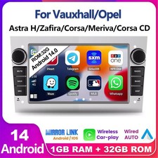 Für Opel Zafira B Corsa D Astra G Vivaro Vectra Android 14 Autoradio Carplay GPS