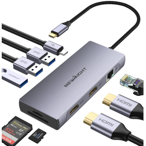 Usb dockingstation dual - usb-c,