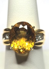 Statement ring karat golden - 14,