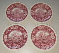 V&B ♥ VILLEROY & BOCH Rusticana rot 4x Kaffee Untere Untertasse Teller flach Ø15