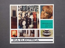 IKA Electrica Prospekt Fussbodenpflegemaschine "OMEGA" 7007.2, DDR 1968