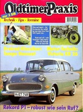1) Oldtimer Praxis 09/1994 - Opel Rekord P1 1.7 mit 5 - Steyr Puch 500 D Restaur