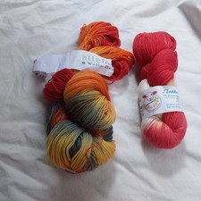 2 X Sockenwolle 4-fach 