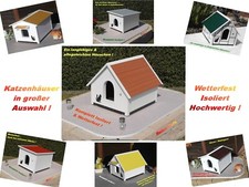 Katzenhaus wetterfest voll - wetterfest,