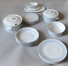 Vintage 6 Pers Speiseservice Fürstenberg 02610 Victoria La Couronne Domus 60er J