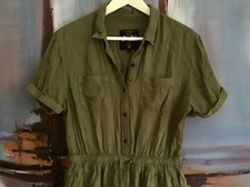SUPERDRY Premium VINTAGE JUMPSUIT OVERALL L 38/40 Shorts Grün KLASSIKER Khaki❣️