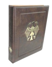 Philswiss Ringbinder braun (4 Ringe) mit 40 Hüllen [462]