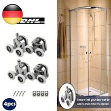4 Stück Duschtür Rollen