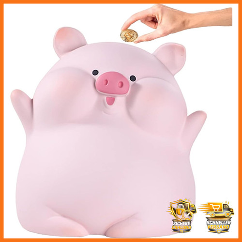 Sparschwein kunststoff kawaii - kunststoff,