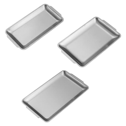 Serviertablett aus edelstahl - serviertablett,