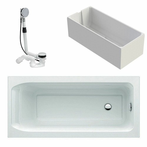 Komplettset rechteck badewanne - komplettset,
