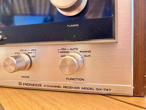 Pioneer 747 4ch receiver - pioneer, 4ch-receiver
