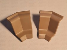 2x Schock Innenecke 135°  nougat-braun Wandanschlußleiste Wandabschlußleiste WAP