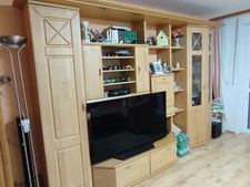 Wohnwand Erle Massiv Segmüller- Super Zustand!! Schrankwand Wohnzimmer