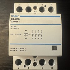 Hager ES 463B Installationsschütz / Brummfrei / 63A / 239981