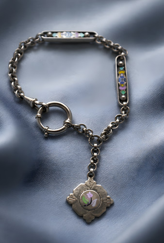 Seltene jugendstil uhrenkette - seltene,