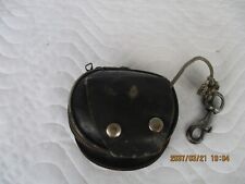 Altes seltenes Führungsseil mit Ledertasche für Koppel Feuerwehrgürtel 