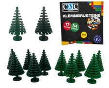 5 x Tannenbaum Klemmbausteine