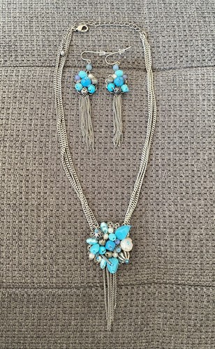 Modeschmuck halskette mit - modeschmuck,