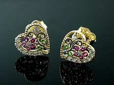 333 Gold Ohrstecker Herzen