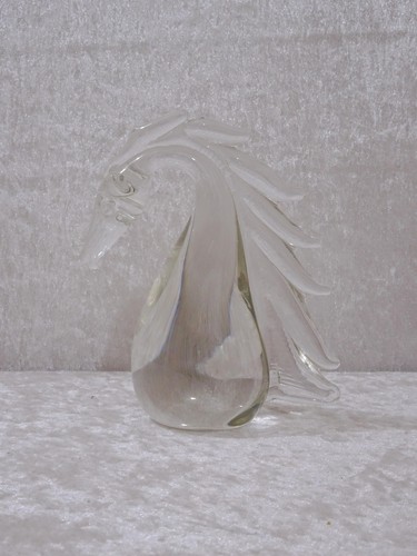 Design glas figur pferdekopf - pferdekopf,