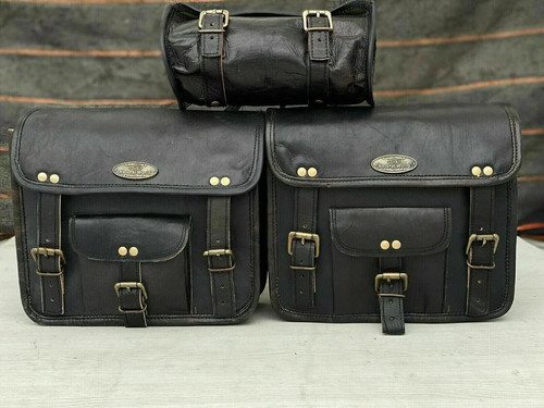 Schwarze leder motorrad - schwarze,