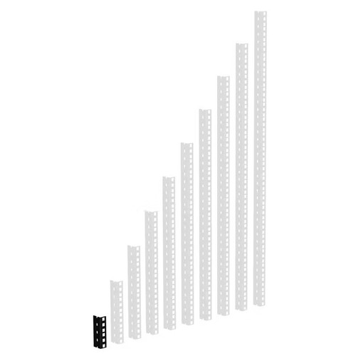 Adam hall rack rail - rail, black