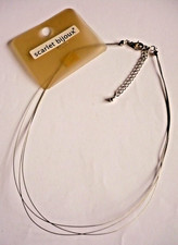 3 reihig Halsreif Kette silber