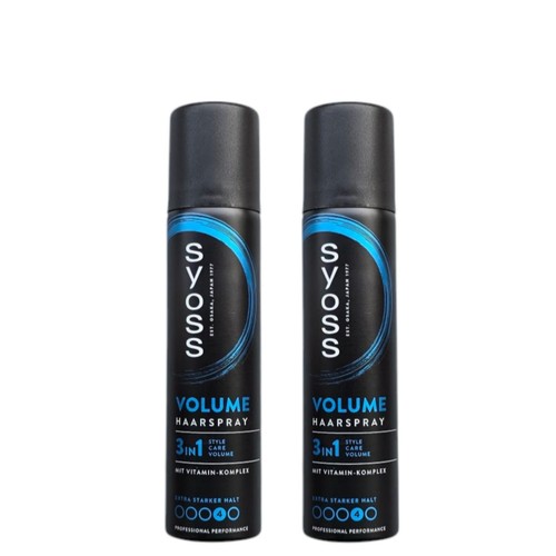 Syoss volume haarspray 3in1 - haarspray,