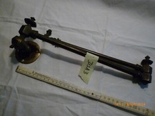 SA3: antike Original viktorianisch Messing Gas Schwenkarm Wandlampe elektrisch..