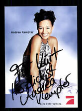 Andrea Kempter Cinemaxx TV Autogrammkarte Original Signiert + F 3543