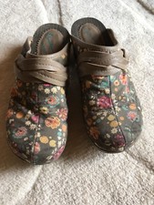 MUSTANG Clogs Gr 37 bunt Blumen neu ungetragen Hippie Boho